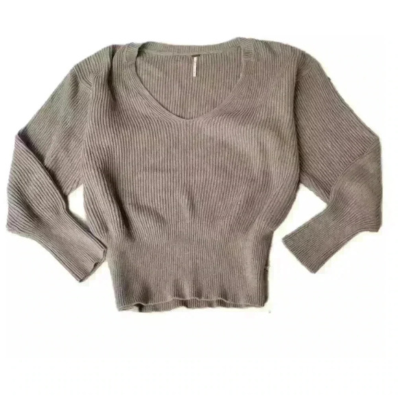 Free People Allure Sweet V Neck Sweater - Picture 8 of 12